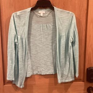 Charter Club Soft Blue Knit Sweater